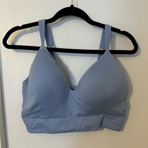 Avia Light Blue Pullover Sports Bra